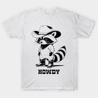 Raccoon Howdy T-Shirt